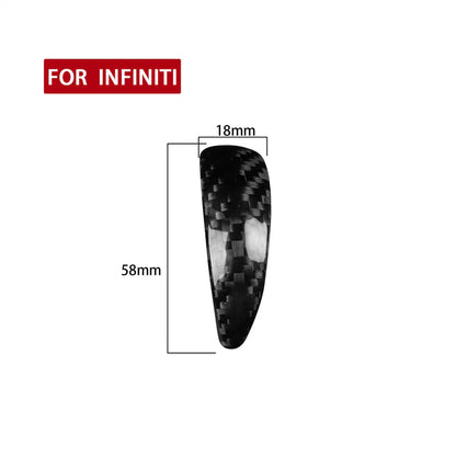 Gear Shift Knob Cover for Infiniti G35 G37 G25 Q40 FX35 FX37 FX50 QX70 QX56 EX35 (2003-2013)