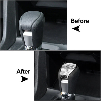 Diamond Gear Shift Lever Knob Cover Trim for Honda Civic (2016-2021)