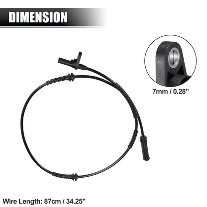 Front Left Right ABS Wheel Speed Sensor for BMW 528i Base 3.0L