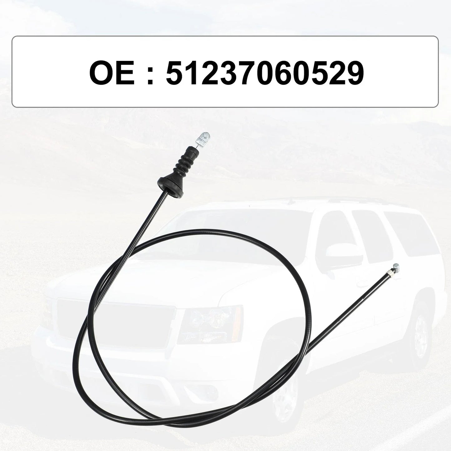 Hood Release Cable Door Handle Cable for BMW 325i Base 3.0L