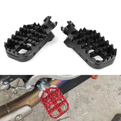 Black Anti-Slip Wider Rider Front Foot Pegs for KOVE 450 Rally (2023)