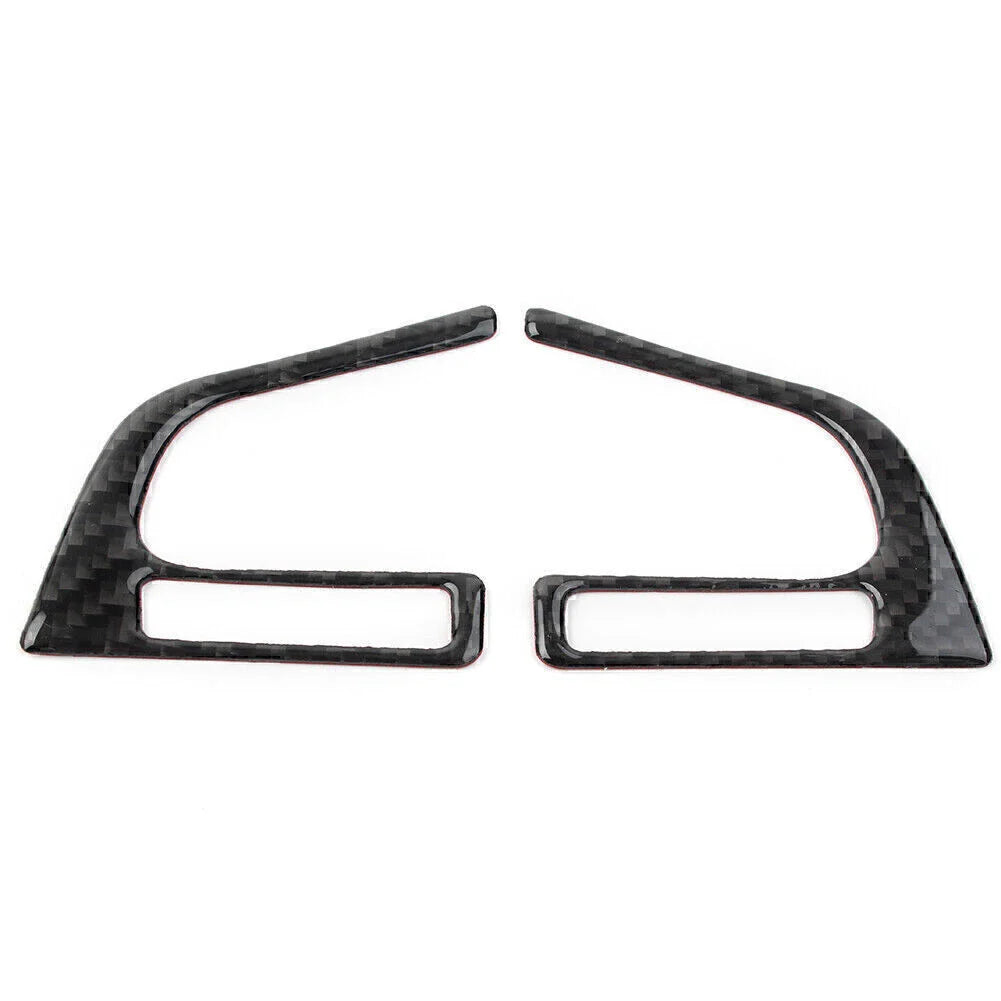 Carbon Fiber Steering Wheel Button Trim Cover for Subaru Forester (2013-2018)