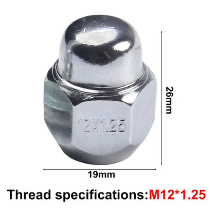 Thread Size 1.25 Wheel Hub Bolt Stud & Nut Set for Forester Set of 4