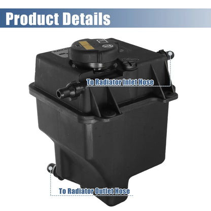 1 x Coolant Radiator Reservoir Tank with Cap and Sensor for BMW X5