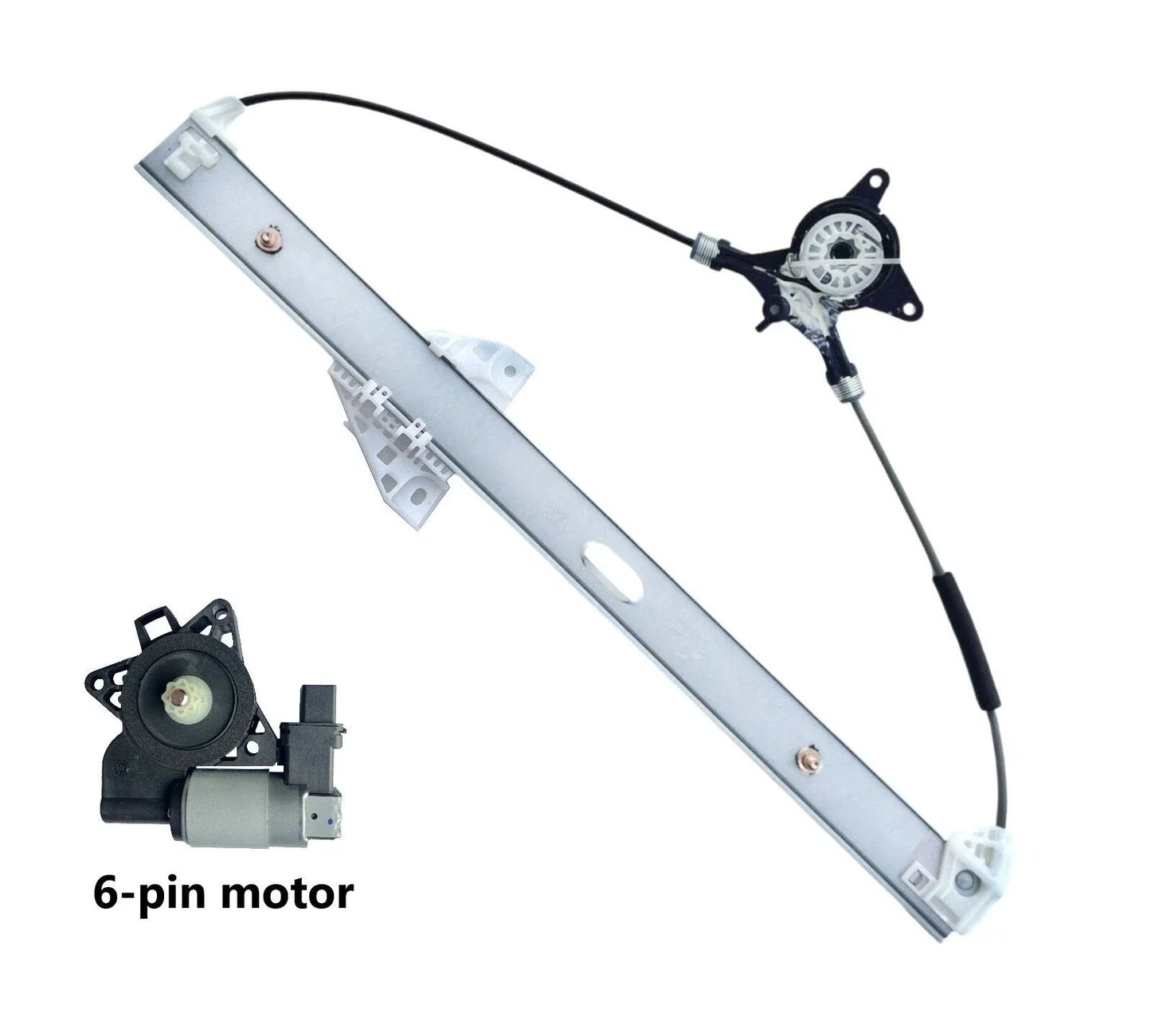 Front Right Window Regulator 6-Pin Motor for Mazda CX-7 (2007–2012)