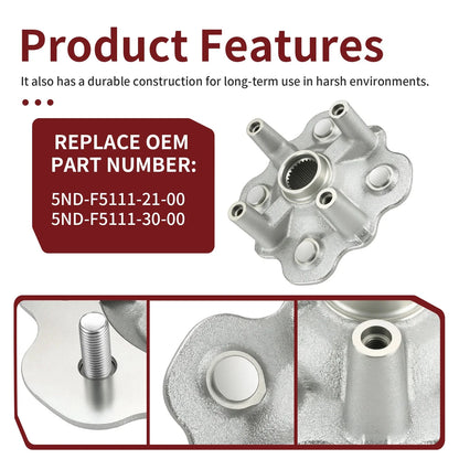 Front Left/Right Hub for Yamaha Kodiak 400 (2003–2006)