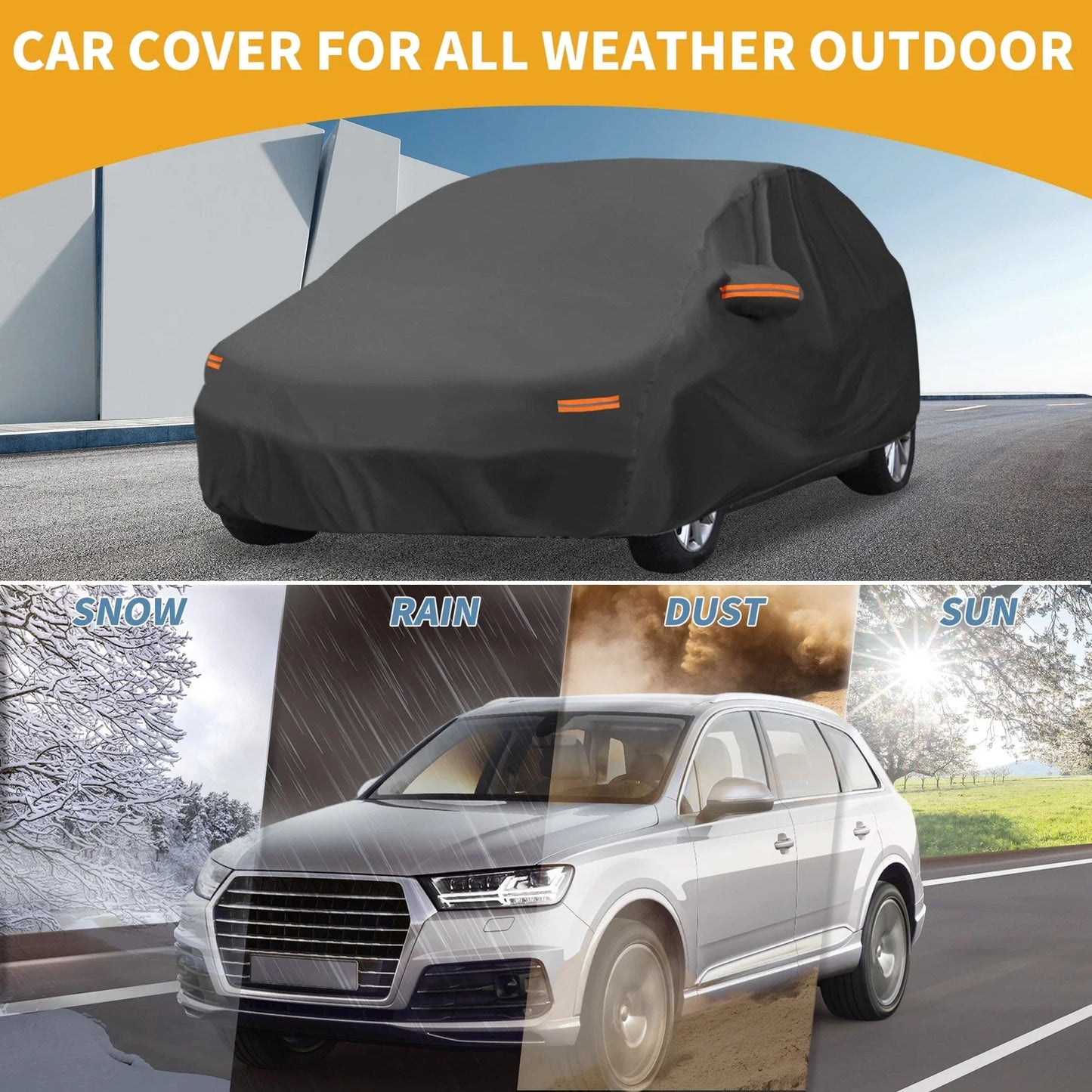 Car Cover for BMW 1 Series Hatchback Waterproof All Weather Aluminum Film