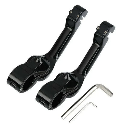 1-1/4'' Angled Engine Guard Foot Peg Mount for Harley Sportster