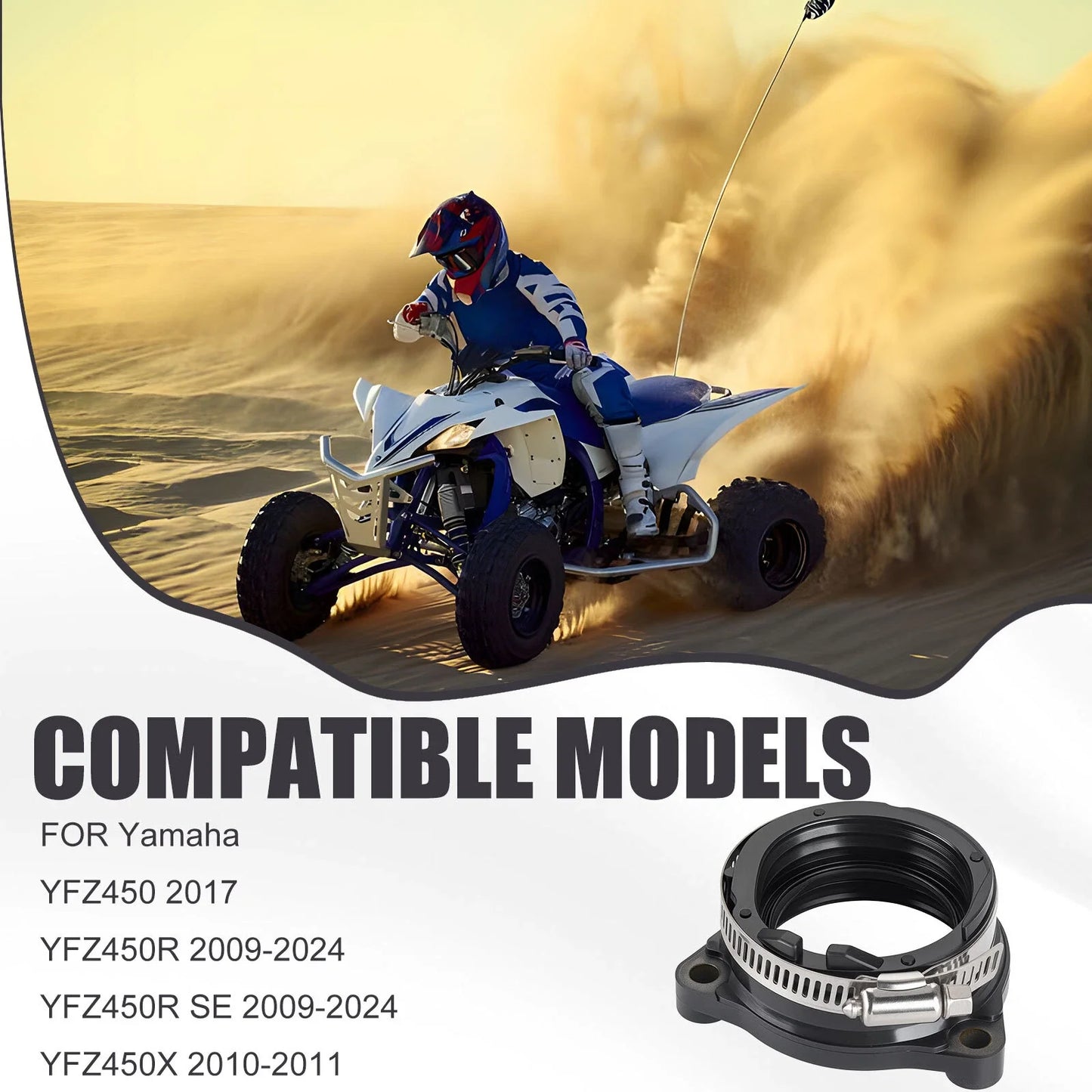 Intake Manifold for Yamaha YFZ450 (2009–2024)