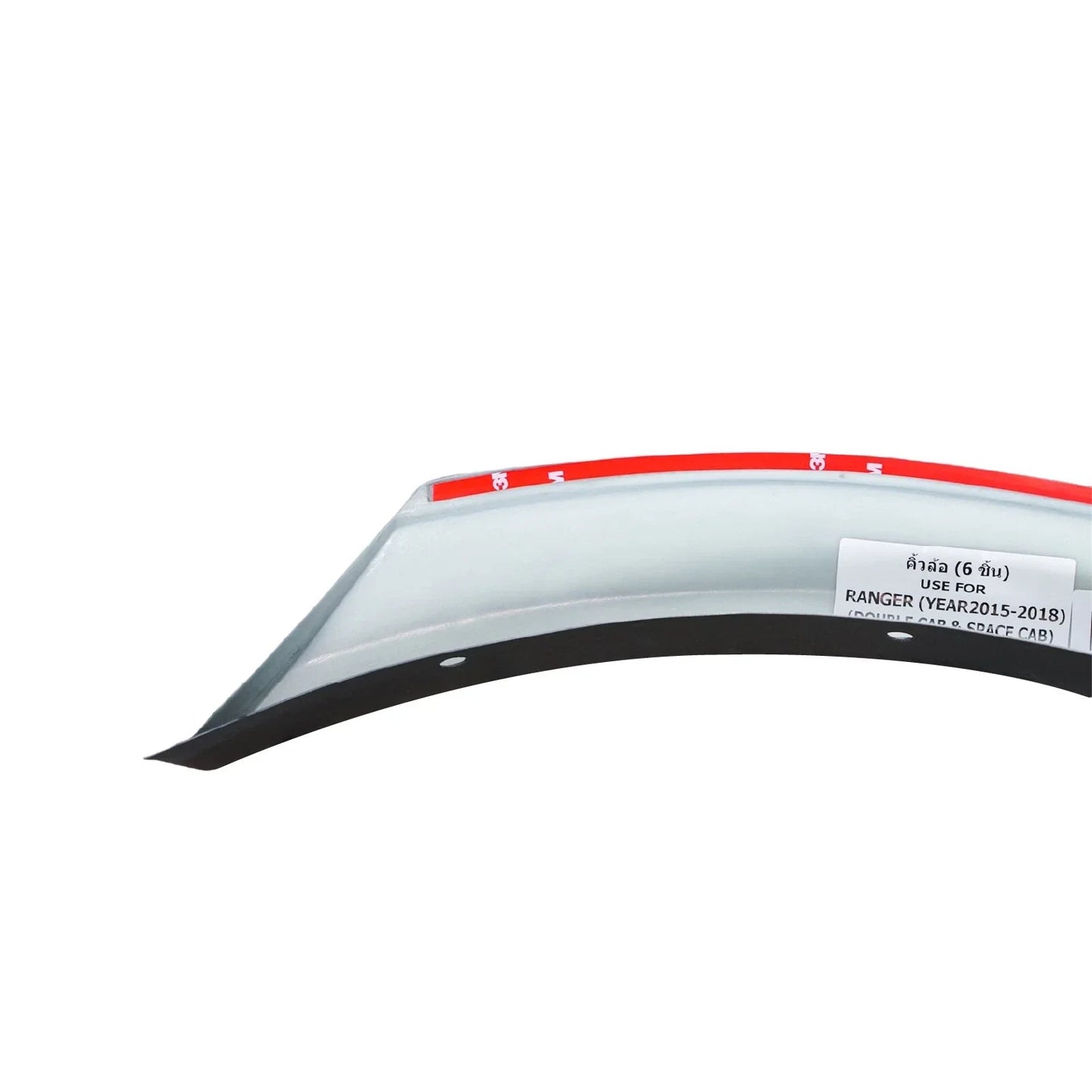 3" Slim Fender Flares for Ford Ranger T6 PXL XLT XLS Wildtrak (2015-2018)