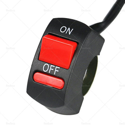Black Handlebar Light Switch ON OFF Button for Universal Motorcycle ATV