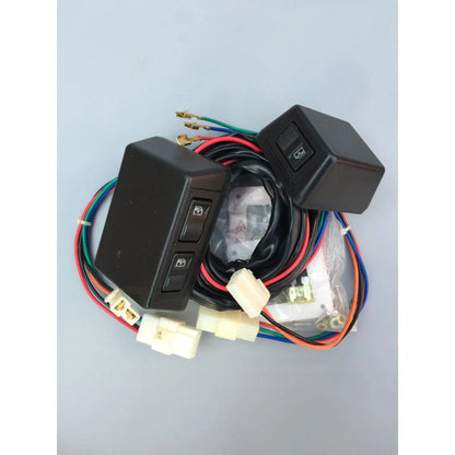 Universal 3 Remote Switch Kit for Door Lock Power Window 12V for Car (Fits 2 Doors)