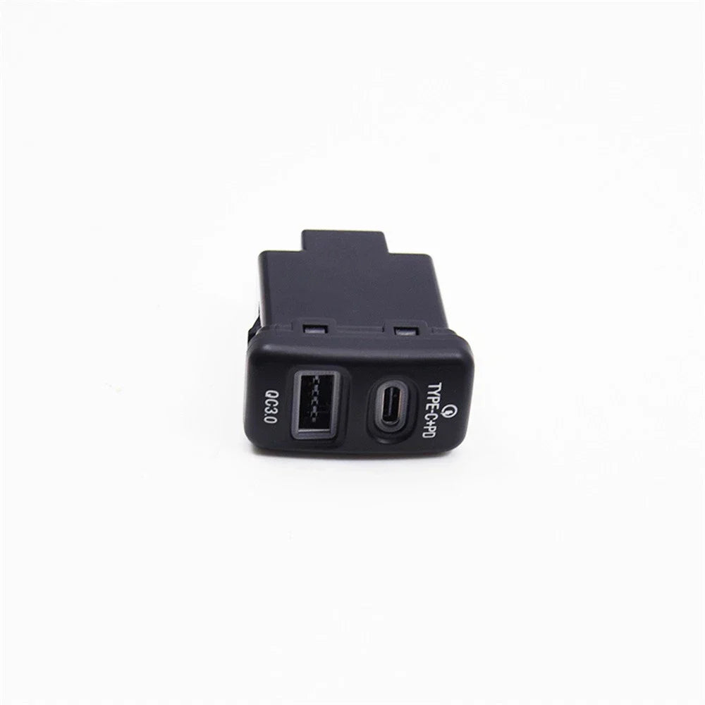18W Type-C + QC3.0 Fast Car Charger for Toyota Tacoma, FJ Cruiser, Hilux