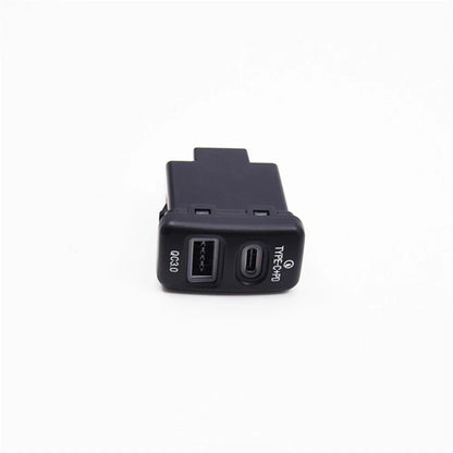 18W Type-C + QC3.0 Fast Car Charger for Toyota Tacoma, FJ Cruiser, Hilux
