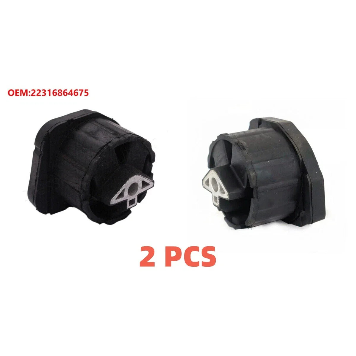 Automatic Transfer Case Transmission Mount 2 x for BMW X5 X6 (2008–2015)
