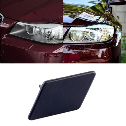 Left Primer Bumper Headlight Washer Cover for BMW 3 E90 E91 (2006-2013)