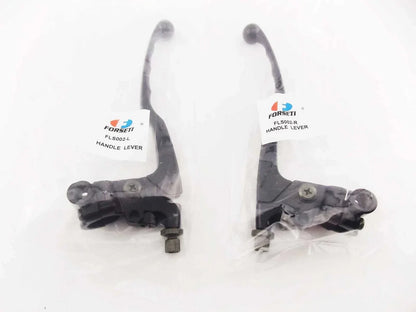Black Forseti Front Brake & Clutch Lever Bracket Assembly for Yamaha DT250 (77-81)