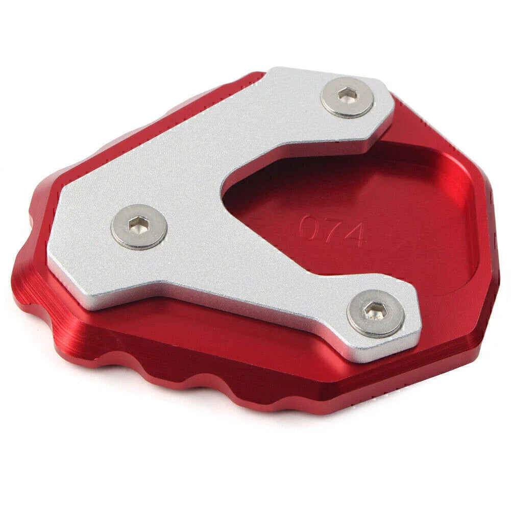 Red Side Stand Extension Kickstand Enlarger Plate for Honda CB500X (2019-2023)