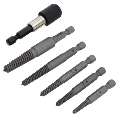 Stud Screw Extractor Hand Tools Remover Set Steel Treatment