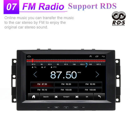 8'' Car Stereo GPS Navigation for Dodge Caliber, Ram, Chrysler, Jeep (2007-2012)