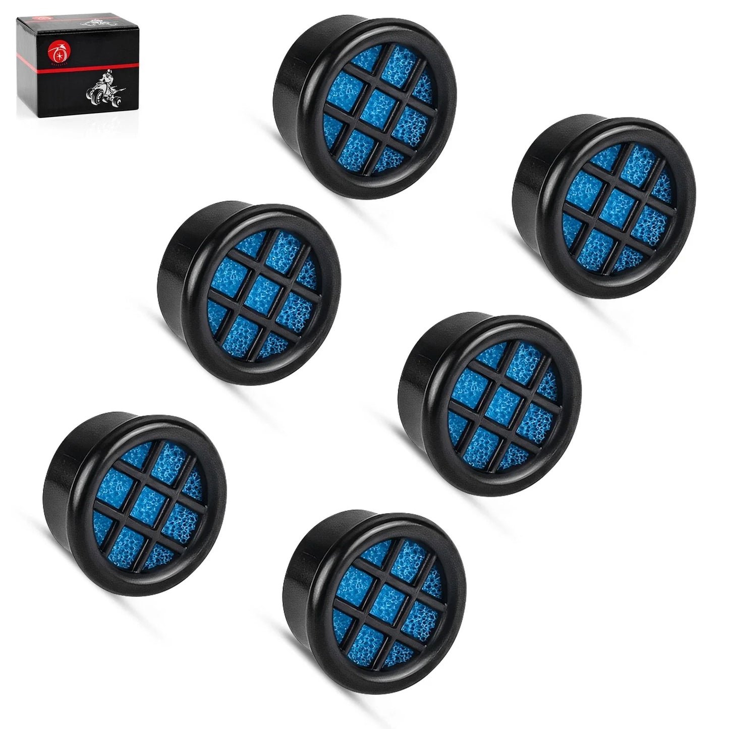Air Box Filter Vents 6pcs/set for All ATVs/UTVs Scooters (2005–2024)