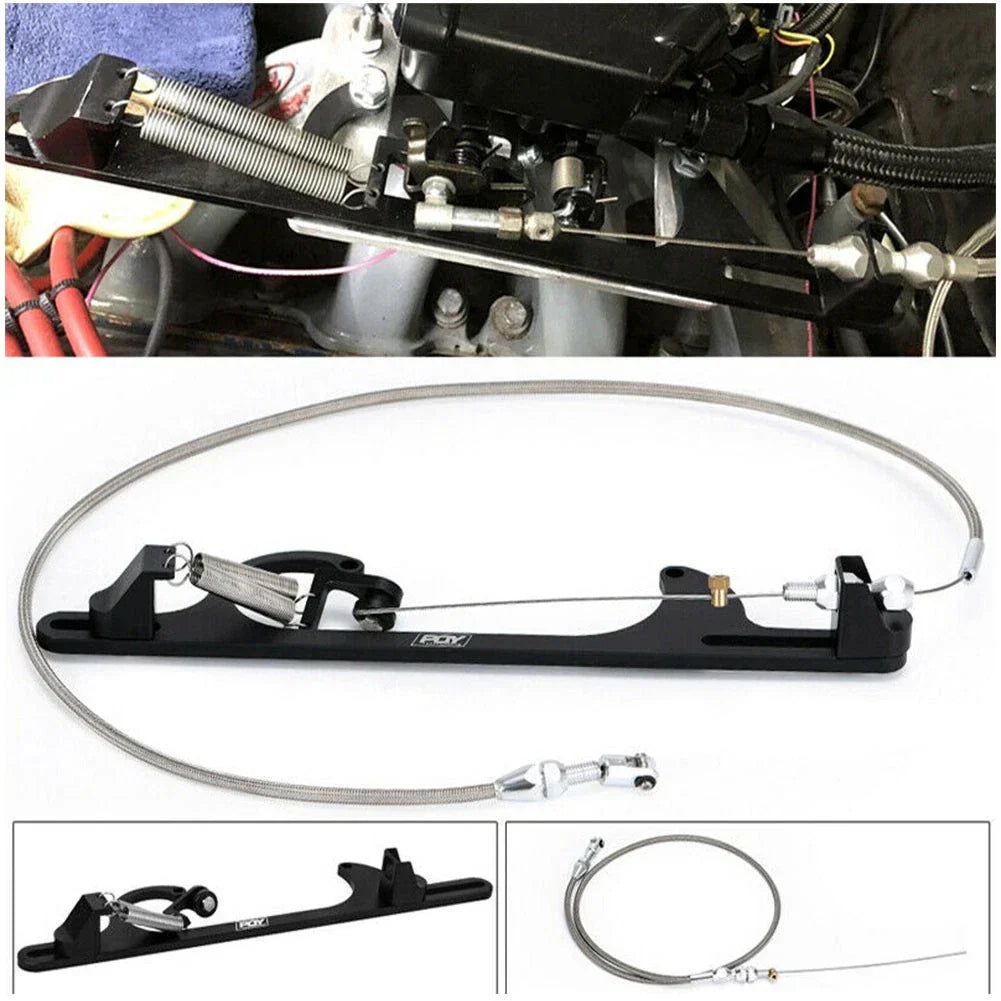 Throttle Cable 36-Inch Braided Stainless Steel for Gas