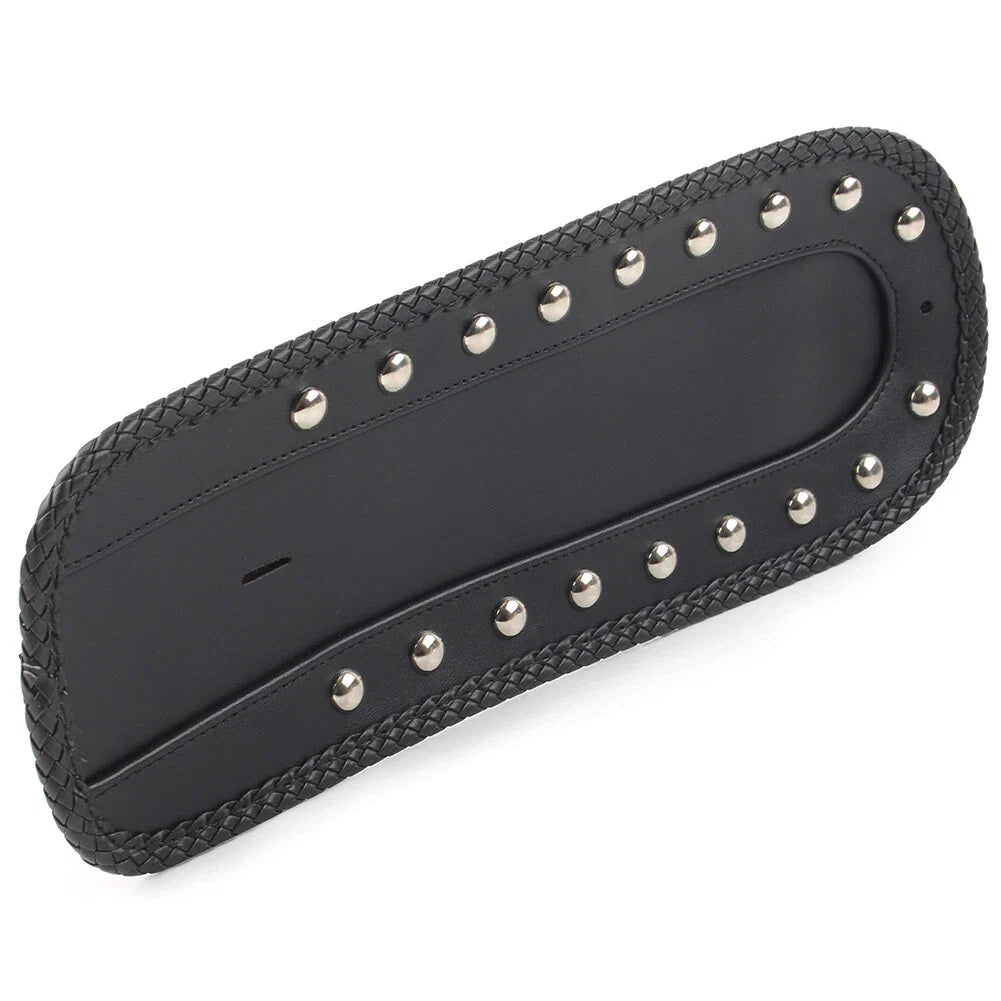 Studded Leather Rear Fender Bib Solo Seat for Harley Sportster XLH 1200 883