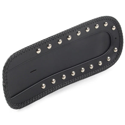 Studded Leather Rear Fender Bib Solo Seat for Harley Sportster XLH 1200 883