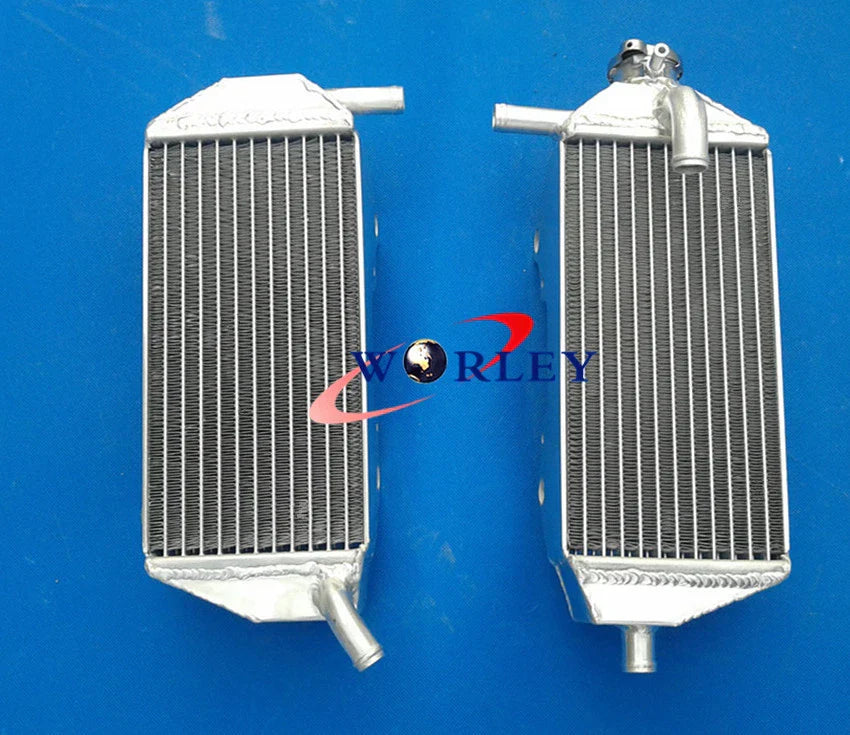 Aluminum Radiator + Blue Hose for Yamaha YZ450F (2010-2013)