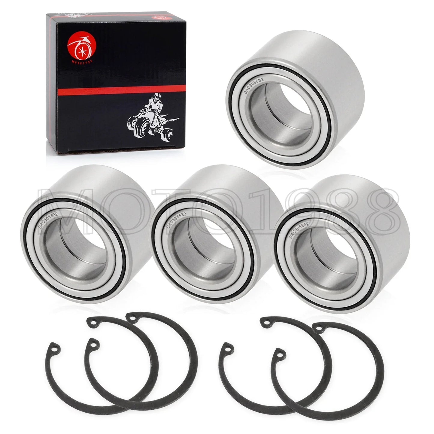 Rear Wheel Bearings 30x55x32mm for Yamaha Big Bear 400 YFM400FB (2007–2012)