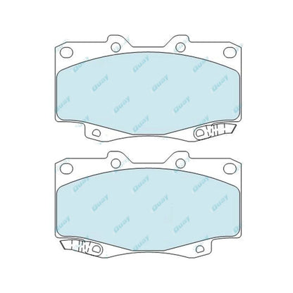 2 Front Slotted Disc Rotor for Hilux 4x4 KUN25 KUN26 GGN25 Brake Pads