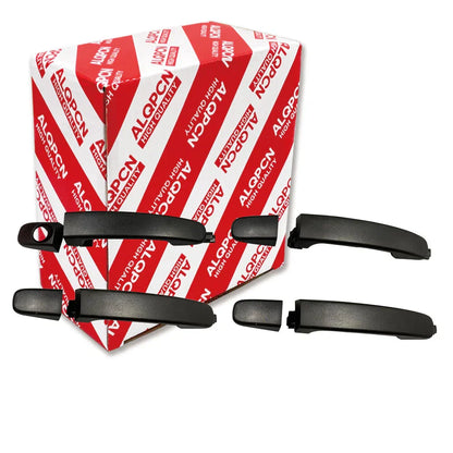 4 x Exterior Door Handles Textured Black for Ford Falcon (2008-2018)