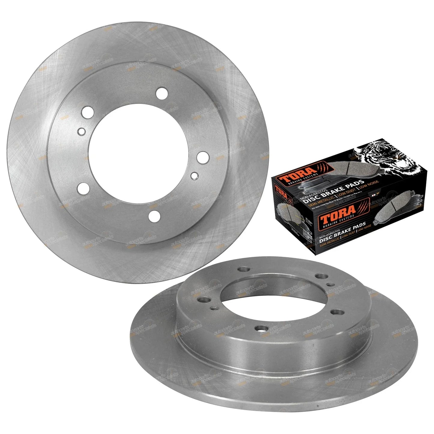 Front Disc Rotors + Brake Pads for Suzuki Jimny (1998-2007) 4x4