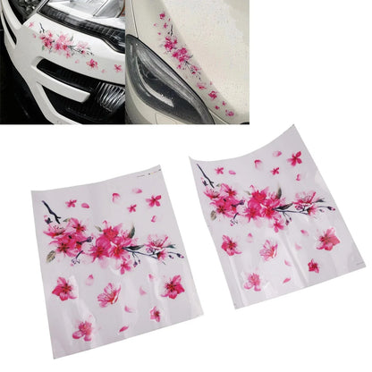 2 x Car Decoration Stickers for Cherry Blossom