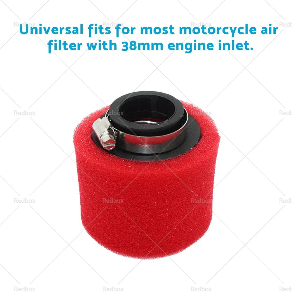 38mm Foam Pod Air Filter Cleaner for 125cc PIT PRO Quad Dirt Bike ATV