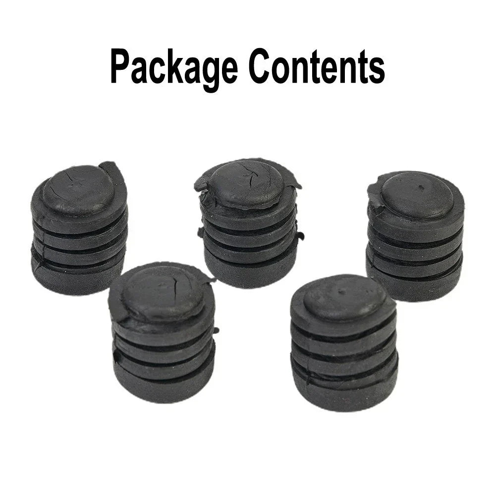 Clips 5PCS Black Rubber Bonnet Buffer Hood for Nissan
