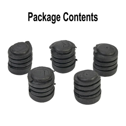 Clips 5PCS Black Rubber Bonnet Buffer Hood for Nissan