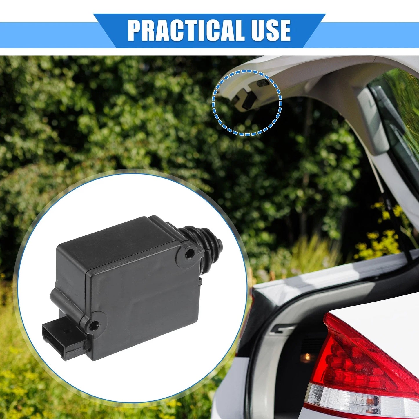 Tailgate Trunk Lift Lock Actuator for BMW 525i (2001-2003) Black
