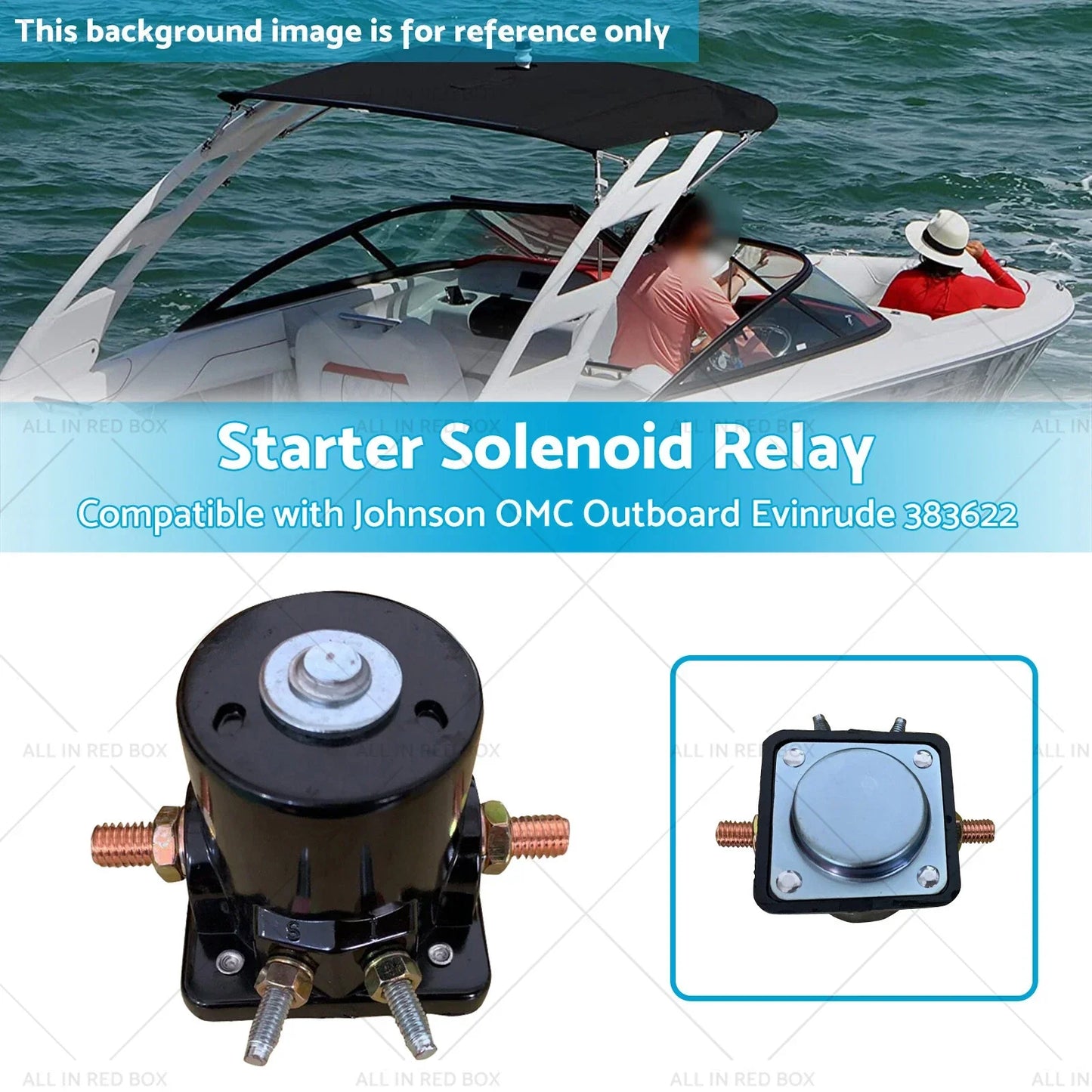 Starter Solenoid Valve Switch for Johnson OMC Evinrude Outboard