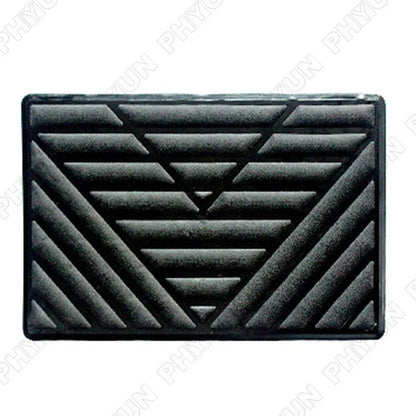 Black PVC Car Foot Mat Repair Pad Carpet Patch Cover 25x15cm Universal