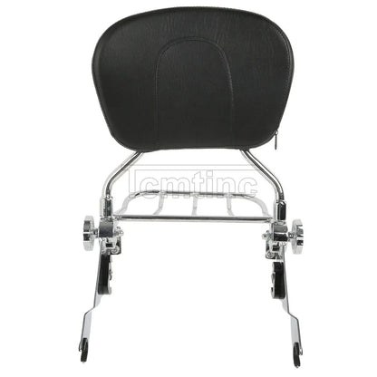 Backrest Sissy Bar Luggage Rack for Harley Touring Street Glide (2009-2025)