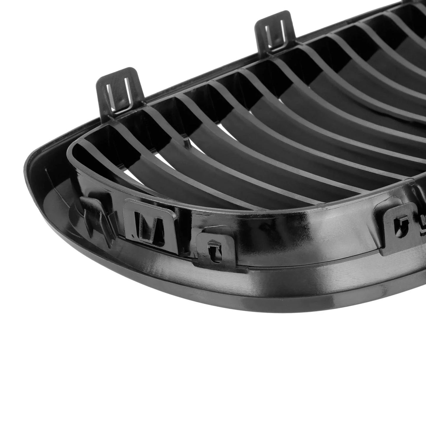 Front Kidney Grille Gloss Black for BMW E92 2 Door (2007 - 2010)