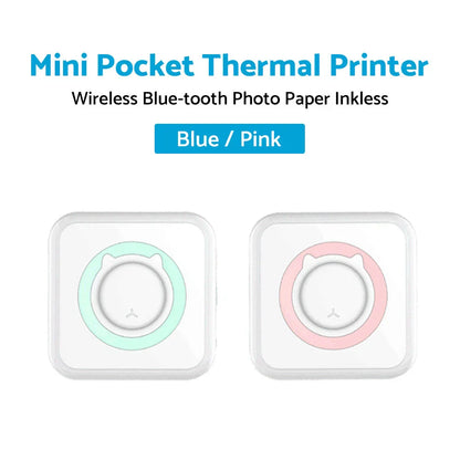 Inkless Photo Paper for Pocket Thermal Printer - Wireless Bluetooth
