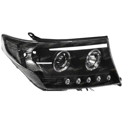 Angel-eye Projector LED Lights for Toyota Landcruiser 200 Series (2007–2015)