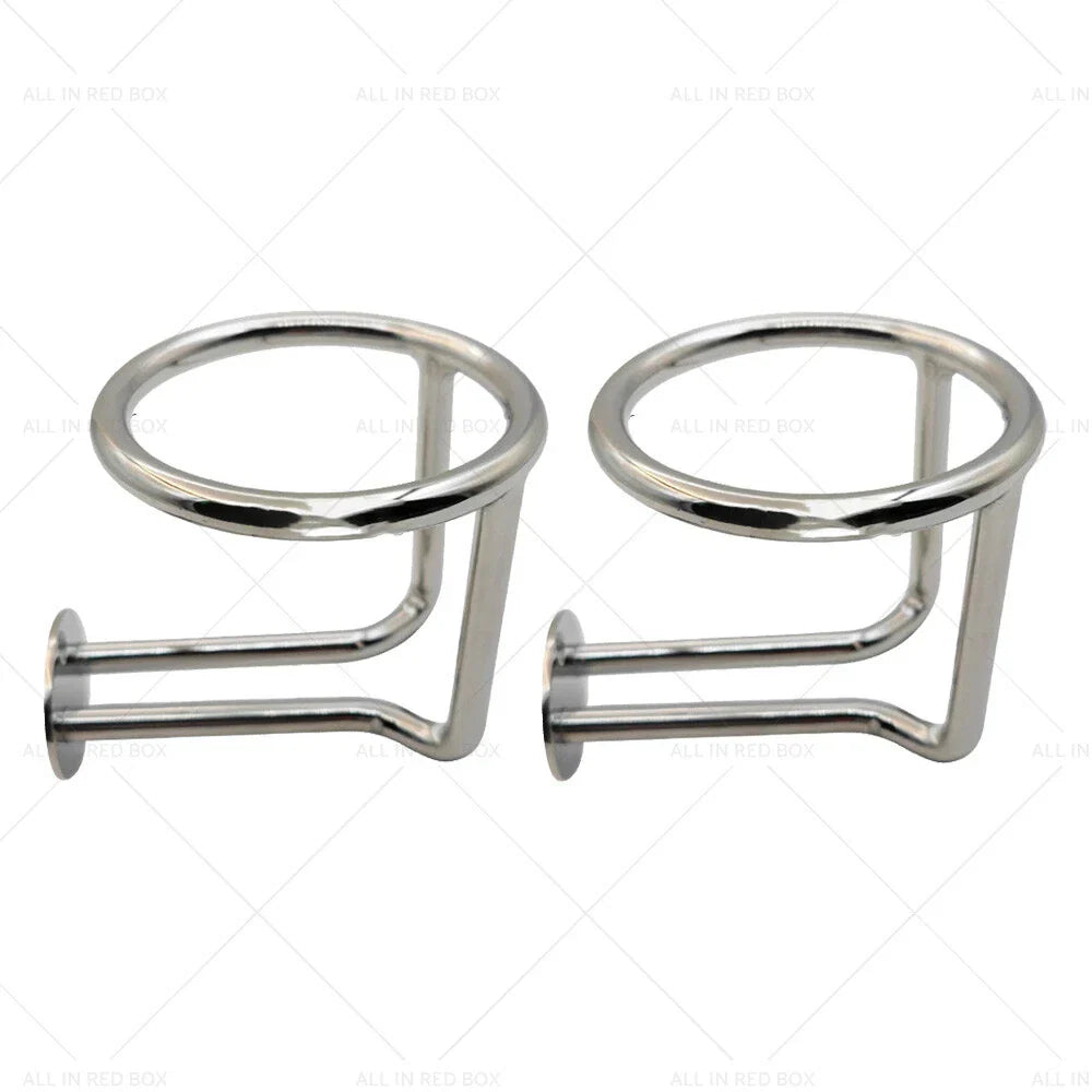 Marine Stainless Steel Ring Drink Cup Holders for Car Boat Yacht Truck RV