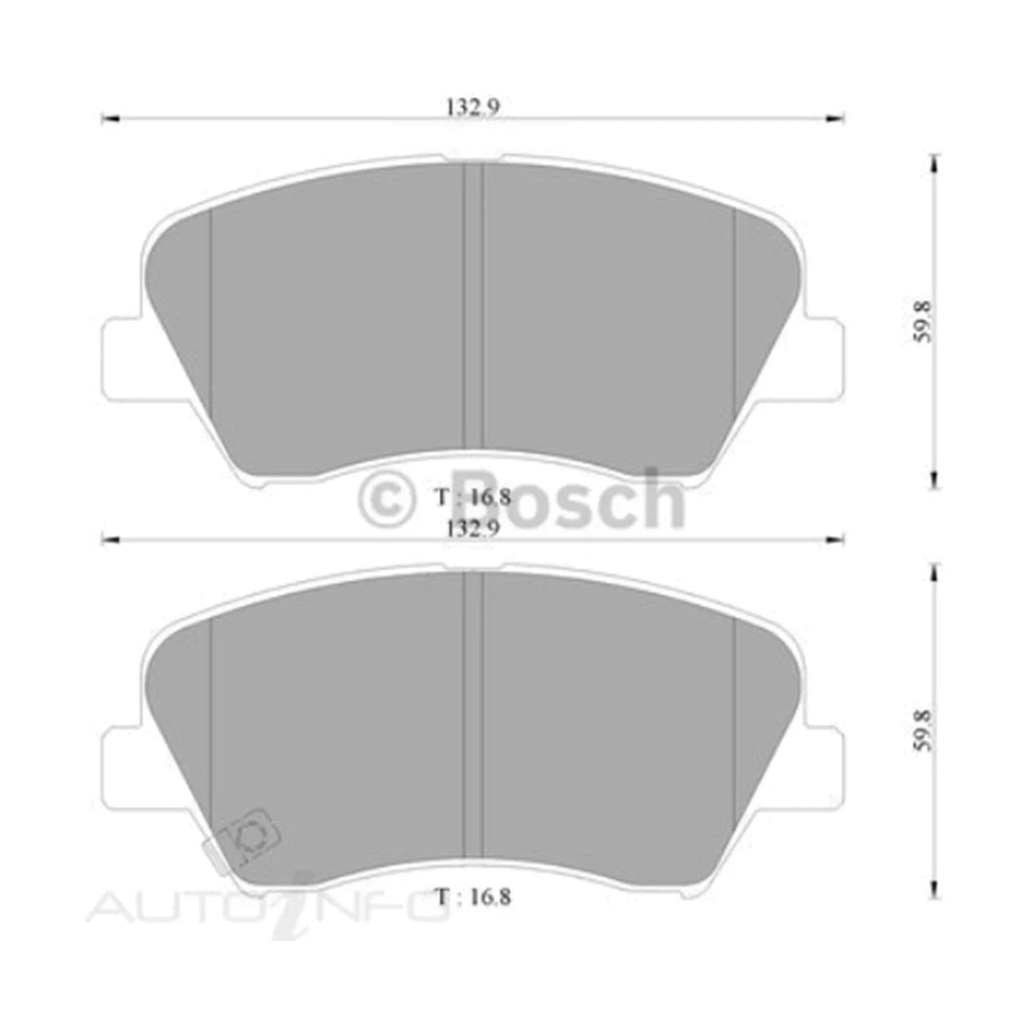 Front Disc Brake Pads Set for Kia Rondo (2013 - 2019)