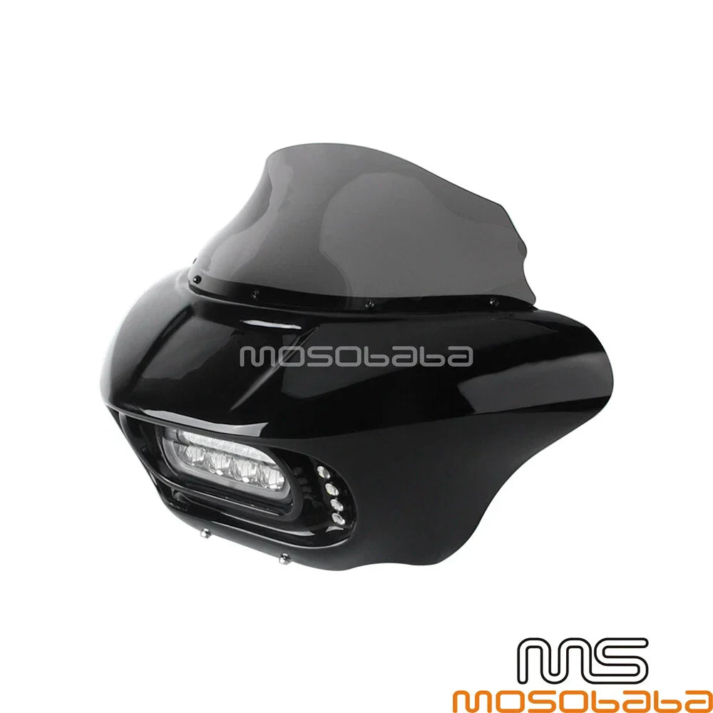 Shark Fairing w/ Headlight & Mount for Harley Softail Fat Bob FXFB FXFBS (2018)