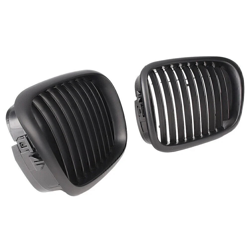Bumper Grill Mesh Grille for BMW E39 525 528 530 535 M5 (2000-2003) Black