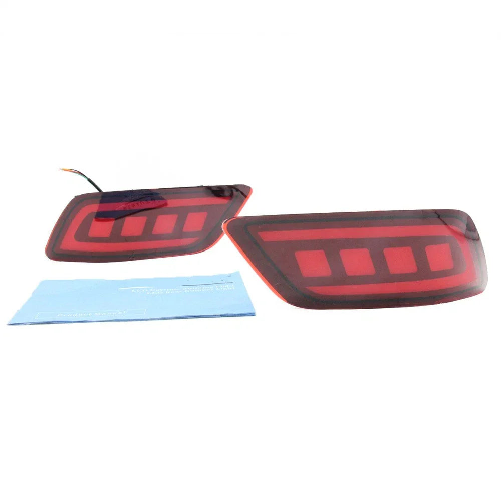 Rear Bumper Lights for Subaru Forester (2019-2023) DRL Turn Signal Red
