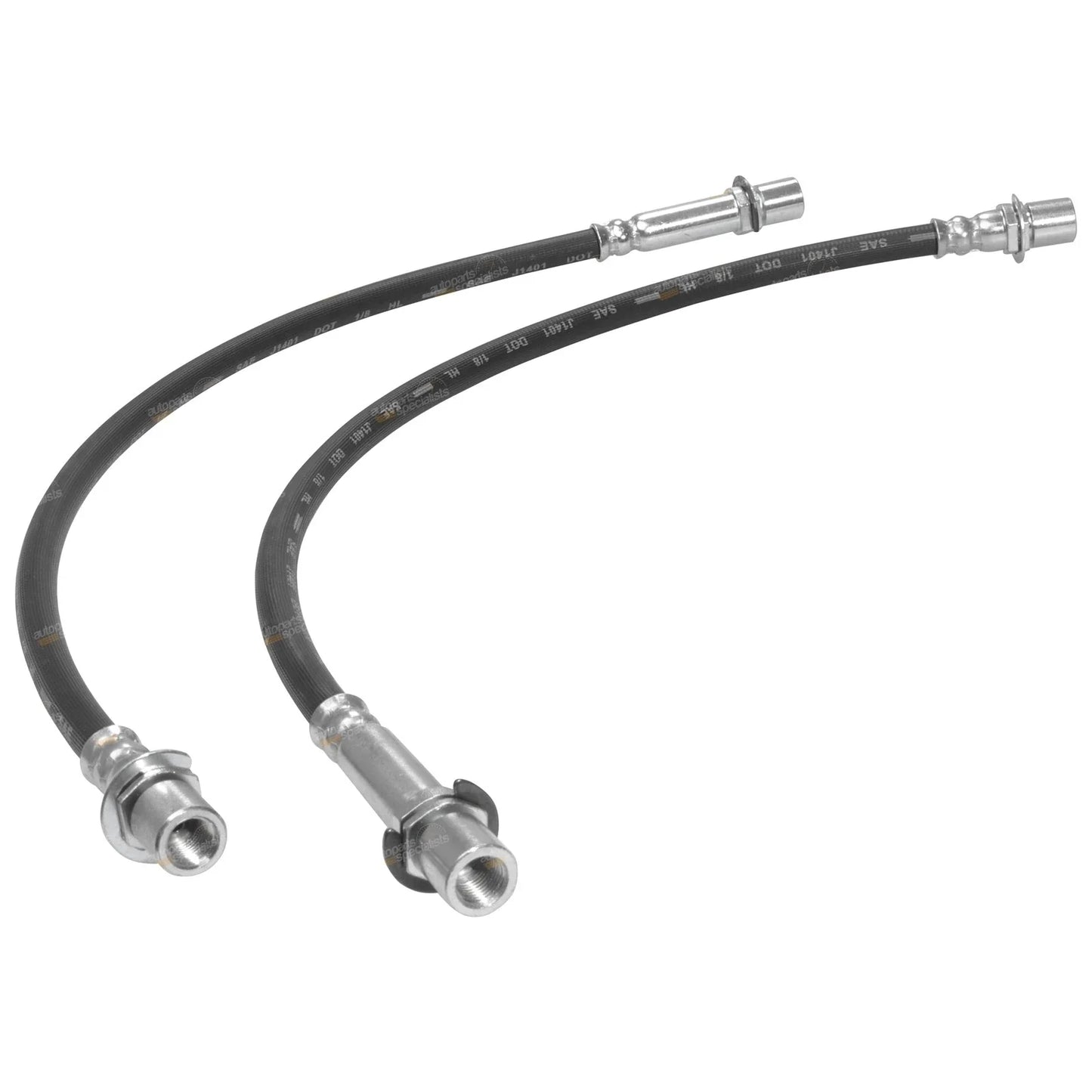 2 x Extended Brake Hoses for Hilux Surf KZN130 LN130 RN130 VZN130 YN130 (1993–1997)